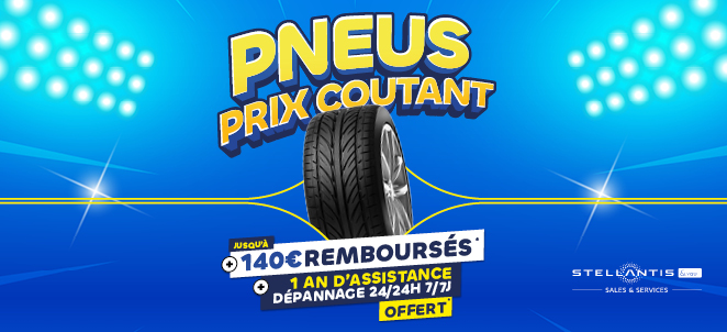 Pneus prix coûtant - Stellantis &You Pneus prix coûtant - Stellantis &You