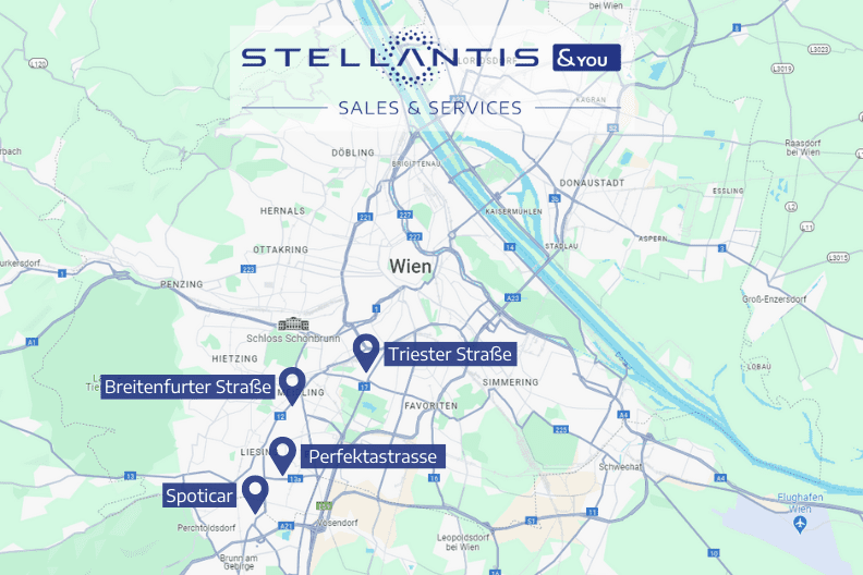 Standorte - Karriere Stellantis &You Österreich