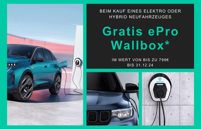 Wallbox gratis beim Kauf Elektro oder Hybridneufahrzeuge*