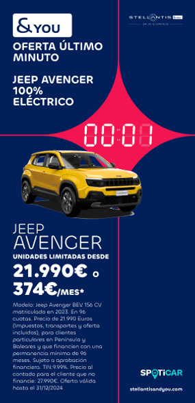 JEEP AVENGER: Estrena al mejor precio