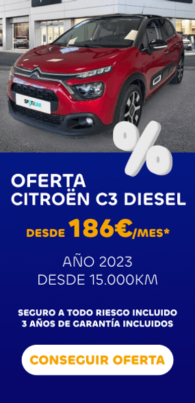 OFERTA CITROEN C3 DIESEL - Solo 186 Euros/mes