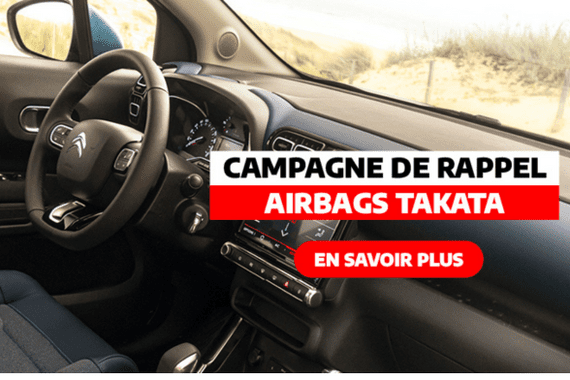 Campagne de rappel Airbag TAKATA : Citroën C3 & DS3