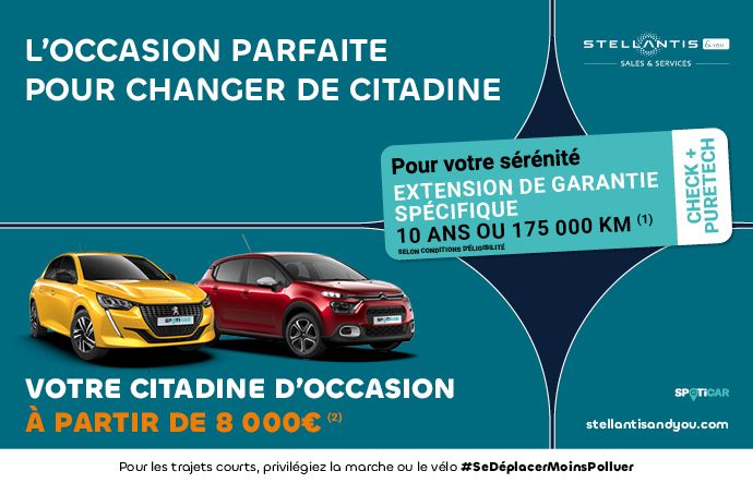 L’OCCASION PARFAITE POUR CHANGER DE CITADINE