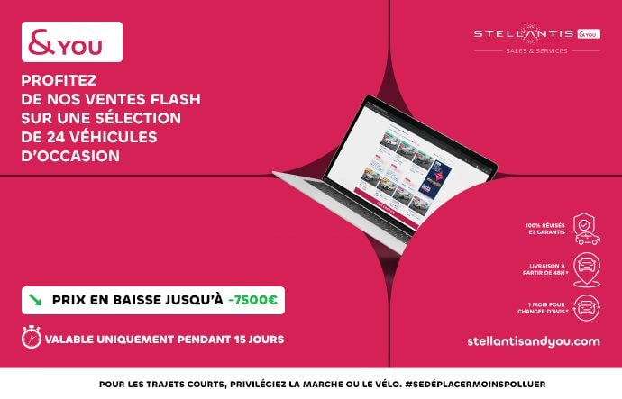 VENTES FLASH PENDANT 15 JOURS !