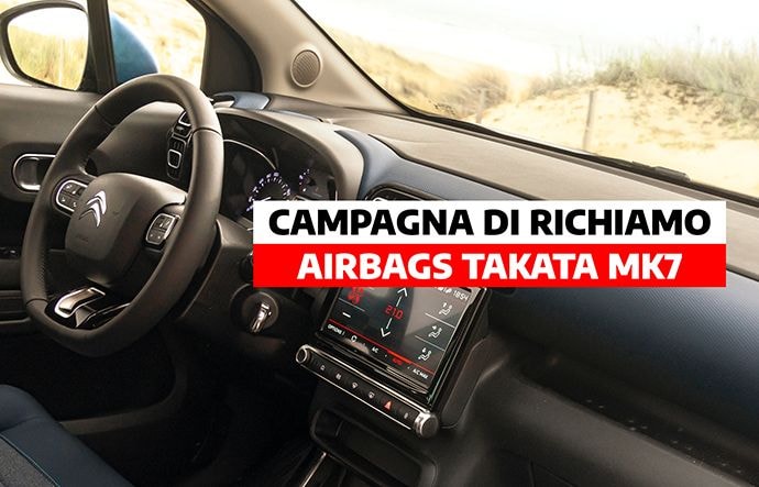 Campagna di richiamo per Citroën C3 e DS3 con airbag Takata