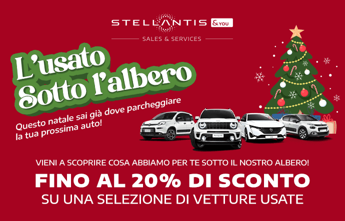 L'USATO SOTTO L'ALBERO DA STELLANTIS &YOU MILANO