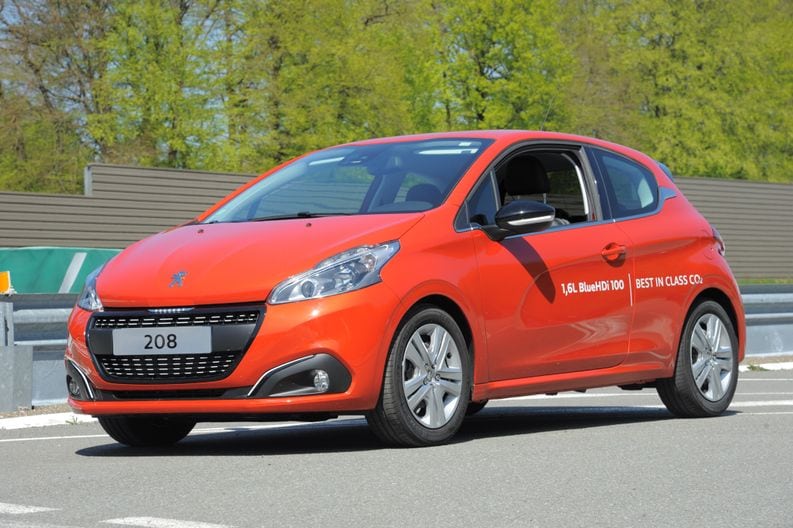 peugeot 208 co2-uitstoot