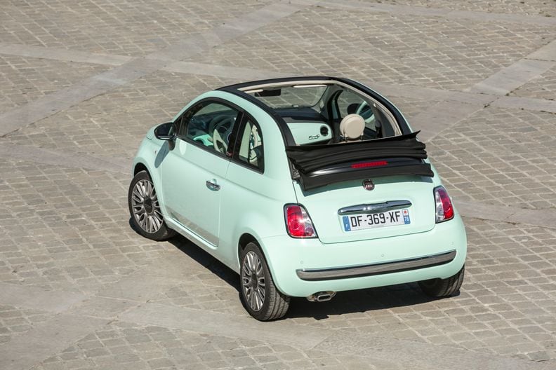 fiat 500c capota amovível